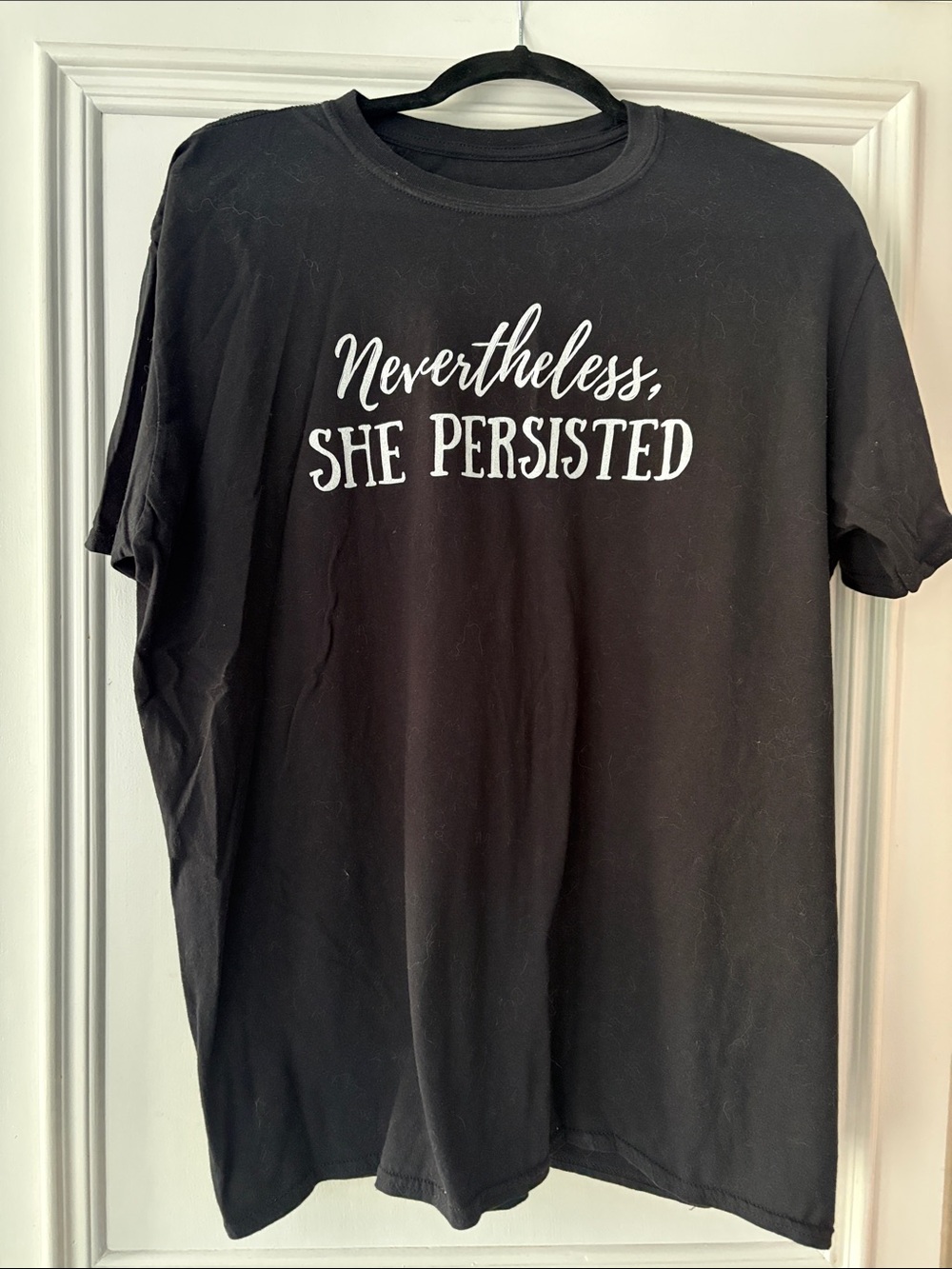 Black Graphic Tee - "Nevertheless, She Persisted"